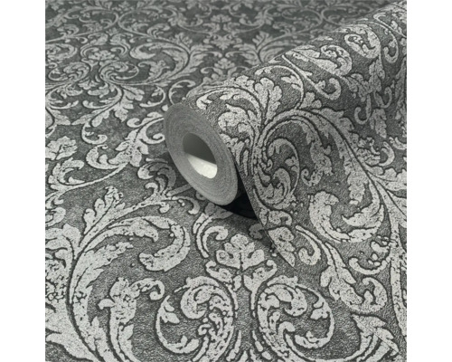 Tapetrulle med blommönster