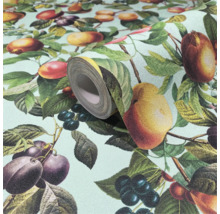 Tapetrulle med fruktmönster