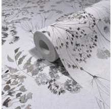 Tapetrulle med blommönster