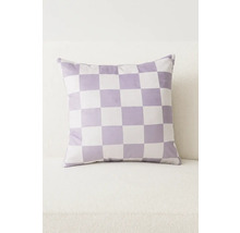 Kudde med schackrutigt mönster