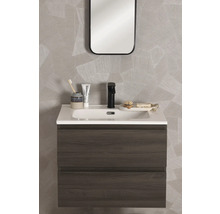 Tvättställsskåp med handfat, blandare och spegel