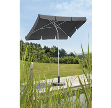 Rektangulärt trädgårds parasoll med stabilt stativ för utomhusbruk