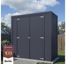 Trädgårdsskåp av trä med dubbeldörr