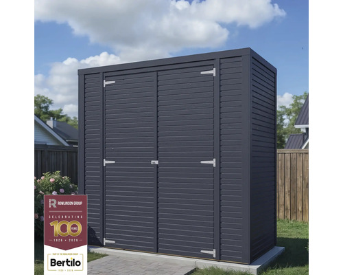 Trädgårdsskåp av trä med dubbeldörr