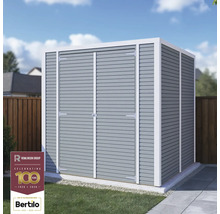 Trädgårdsskjul med dubbeldörr för utomhusbruk