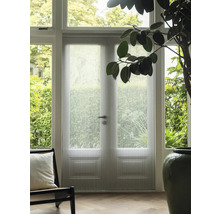 Rumsvy med dubbeldörr och insektsnät