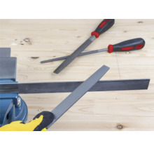 Flatfil för metallbearbetning i skruvstäd