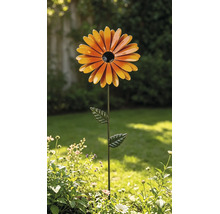Dekorationsstav LAFIORA blomma metall 115cm orange