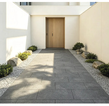 Granithäll FLAIRSTONE Phoenix 60 x 40 x 3 cm flammad och borstad yta
