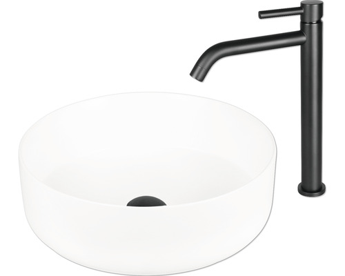 Tvättställ och blandare för badrummet