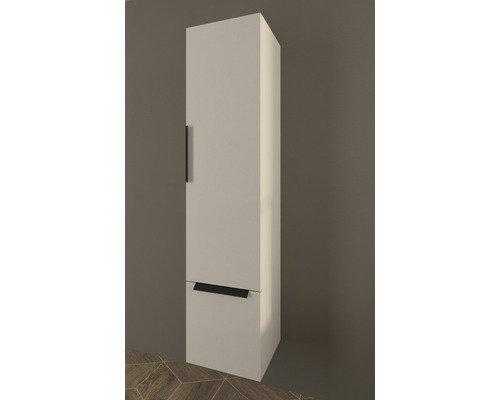 Högskåp med dörr och låda för badrummet