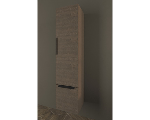 Högskåp med en dörr och en låda