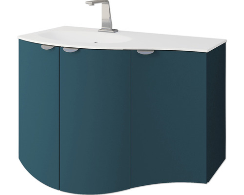 Tvättställsskåp med handfat och blandare