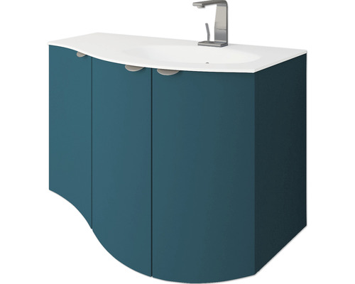 Tvättställsskåp med tvättställ och blandare