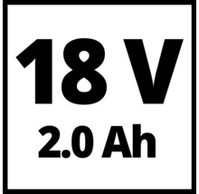 18 volt, 2.0 ampere timmars batteriinformation