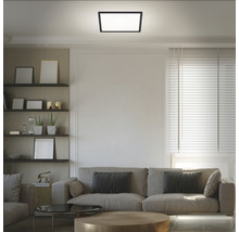 LED Panel BRILONER 22W 29x420x63mm svart
