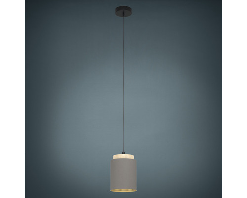 Taklampa EGLO Albariza Ø16cm Pendellampa med cylindrisk lampskärm