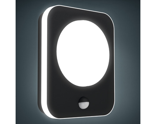 Rektangulär vägglampa med rörelsesensor