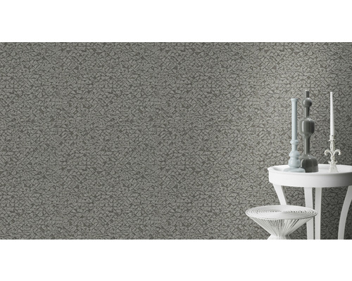 Grå tapet med abstrakt mönster på väggen