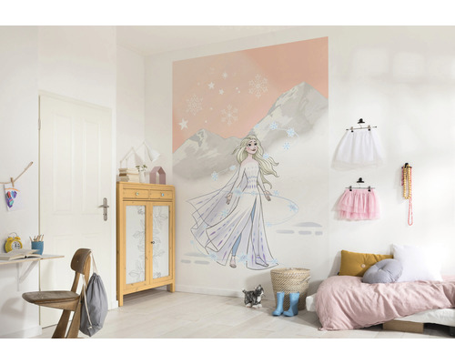 Flickrum med en fototapet med ett motiv från filmen Frost