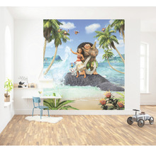 Barnrum med fototapet med motiv från filmen Vaiana