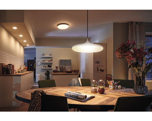 Taklampa PHILIPS Hue Cher White Ambiance 25W Ø348mm dimbar svart inkl. strömbrytare med dimmer Taklampa PHILIPS Hue Cher White Ambiance 25W Ø348mm dimbar svart inkl. strömbrytare med dimmer