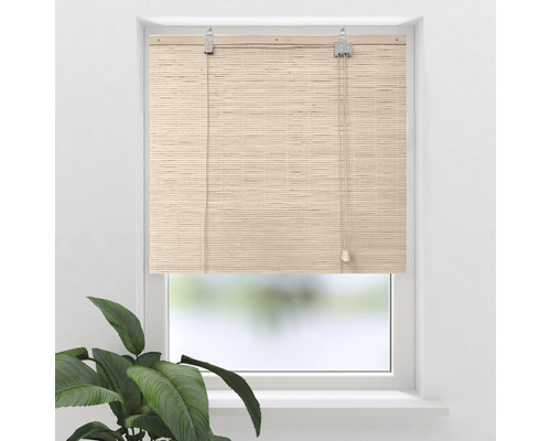 Rullgardin bambu SOLUNA natur 140x160cm