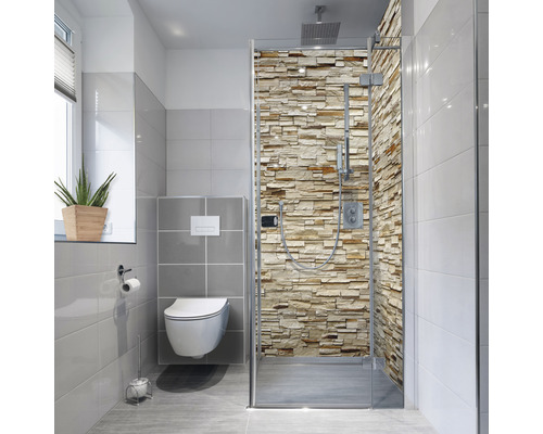 Dekorplast badrum MYSPOTTI Fresh Rustical Bricks stenlook 210x100 cm