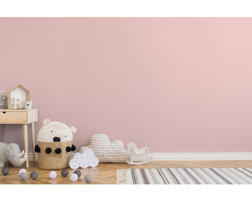 Barnrum med sängbord, leksaker och matta