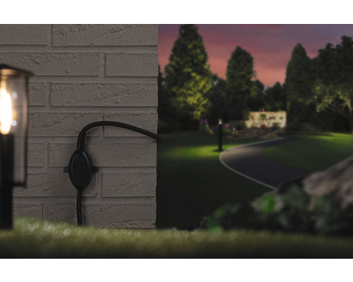 Installation av utomhusbelysning i trädgården