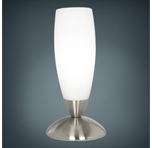 Bordslampa i metall med lampskärm