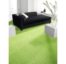 Heltäckningsmatta Velours verona ux ljusgrön 400cm bred (metervara)