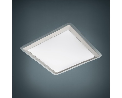 Taklampa EGLO Competa 34x34cm silver Fyrkantig taklampa med enkel design