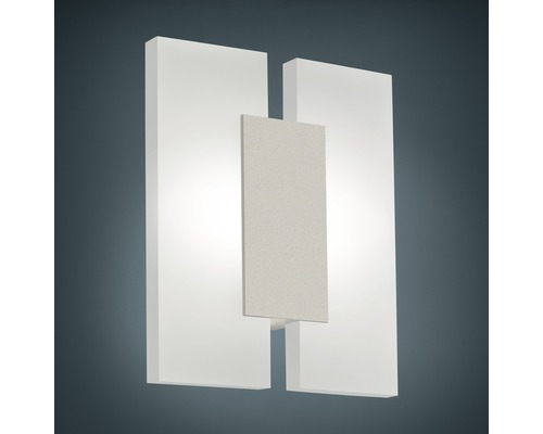Vägglampa EGLO Metrass nickel/satin Modern vägglampa med rektangulärt designelement