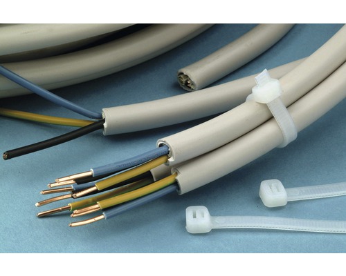 Elektrisk kabel med buntband