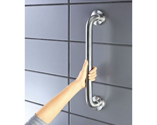 Rostfritt stålhandtag för väggmontering med hand