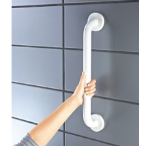 Stödhandtag RIDDER aluminium vit blank 60 cm max 110 kg
