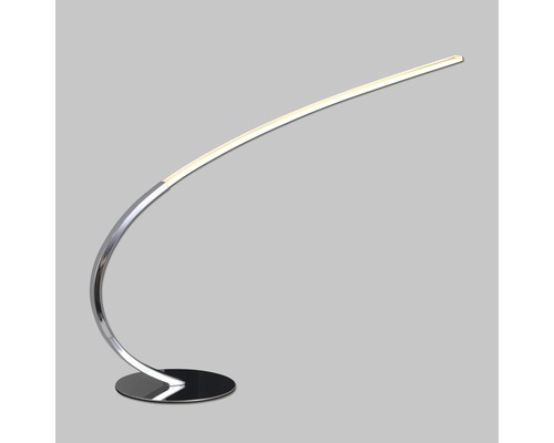 Böjd LED-bordslampa med rund fot