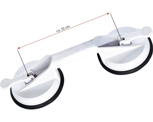 Dubbelsugkopp med en längd på cirka 32 cm