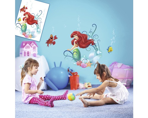 Barnrum med väggdekor Ariel, Fabius och Sebastian