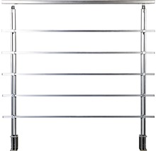 Metallräcke med horisontella stänger för inomhusbruk