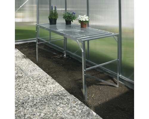 Aluminiumbord VITAVIA 1 plan 121x54x76cm aluminium Aluminiumbord VITAVIA 1 plan 121x54x76cm aluminium