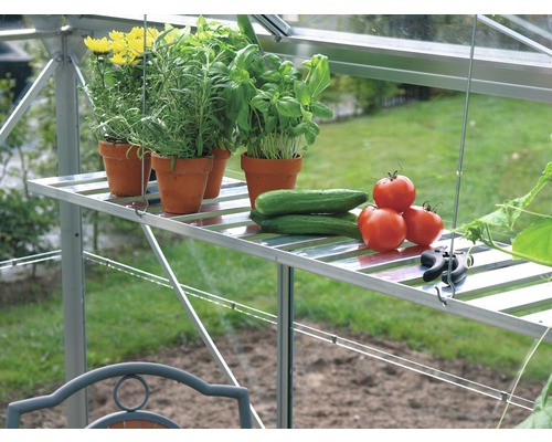 Aluminiumhylla VITAVIA fällbar 120x31cm aluminium Aluminiumhylla VITAVIA fällbar 120x31cm aluminium