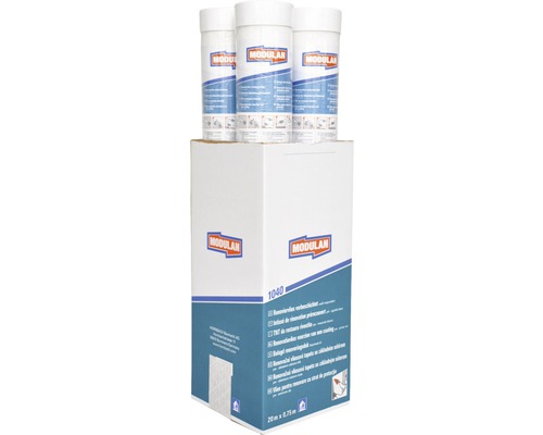 Modulan renoveringstapet på en pall med flera rullar