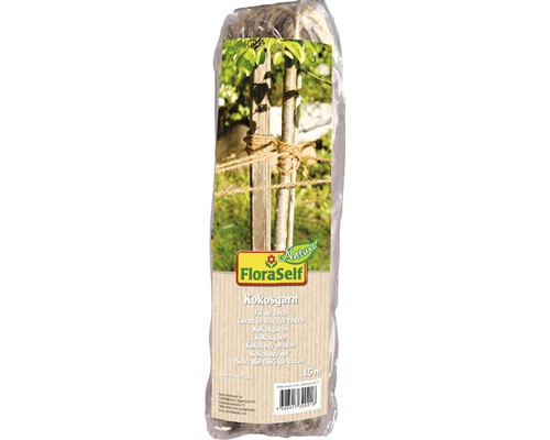 FloraSelf kokosgarn, 15 meter längd