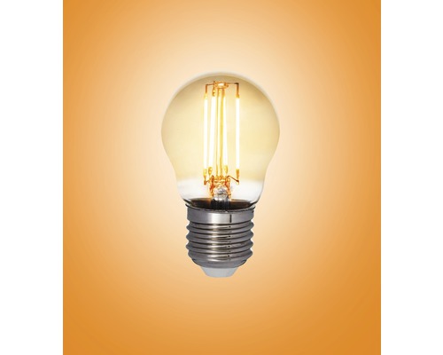 Klar LED lampa med E27 sockel