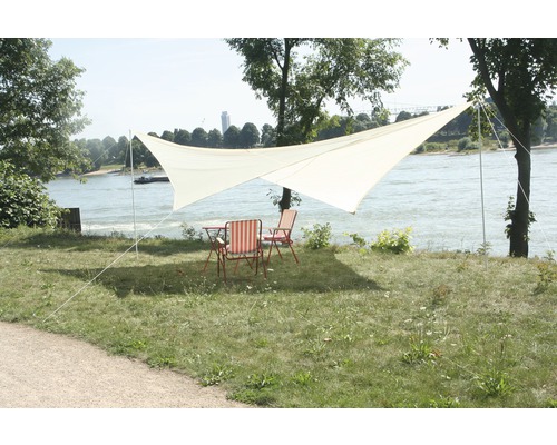 Camping-Solsegel fyrkant