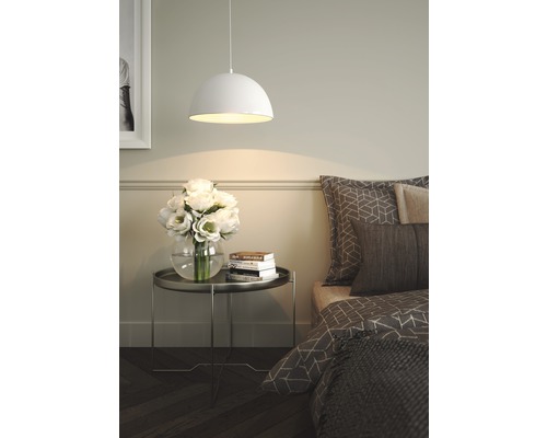 Taklampa FLAIR Nashira vit silver Ø40 cm1x E27 Taklampa FLAIR Nashira vit silver Ø40 cm1x E27
