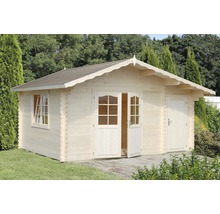 Friggebod PALMAKO Emma inkl. golv 14,9m² 513x410cm natur
