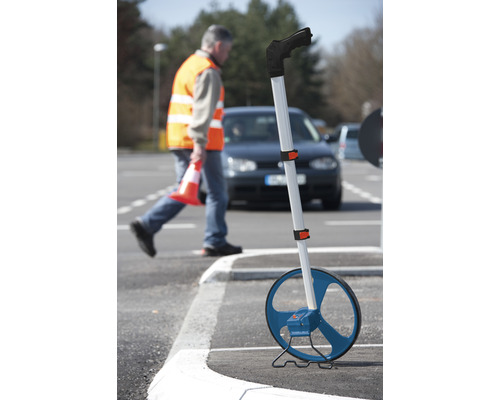 Mäthjul för avståndsmätning på asfalt